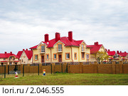 Заселенные коттеджи, село Некрасовское, Сочи (2010 год). Стоковое фото, фотограф Анна Мартынова / Фотобанк Лори