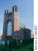 Крестовоздвиженский собор (ранее — Кирха креста), 1933 г (2010 год). Стоковое фото, фотограф Виктор Зандер / Фотобанк Лори