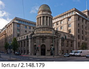 Здание немецкого банка в Дюссельдорфе (2010 год). Редакционное фото, фотограф Сергей Якуничев / Фотобанк Лори