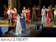 Сцена из спектакля "Юнона и Авось" (2010 год). Редакционное фото, фотограф Ольга К. / Фотобанк Лори
