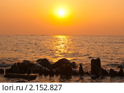 Закат на море. Стоковое фото, фотограф Алексей Петров / Фотобанк Лори