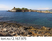 Остров с башней (sa Torre). Иллетес (Illetes). Пальма-де-Майорка (Испания). (2010 год). Стоковое фото, фотограф Вадим Хомяков / Фотобанк Лори
