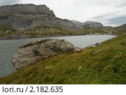 Альпы. Лейкербад, Швейцария. Горное озеро. (2010 год). Стоковое фото, фотограф Natalia Nemtseva / Фотобанк Лори