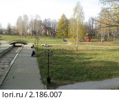 Парк в городе Берёзовский.Урал (2010 год). Стоковое фото, фотограф Людмила Банникова / Фотобанк Лори