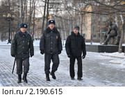 Патрулирование на улице Шукшина в Барнауле (2010 год). Редакционное фото, фотограф Free Wind / Фотобанк Лори