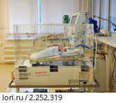 Новорожденный с экстремально низкой массой тела в палате реанимации (2010 год). Редакционное фото, фотограф Анна Мартынова / Фотобанк Лори