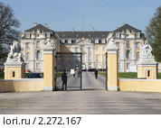 Дворец Аугустусбург в Брюле, Германия (2010 год). Стоковое фото, фотограф Гордина Алёна / Фотобанк Лори