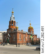 Барнаул. Никольская церковь на проспекте Ленина (2010 год). Стоковое фото, фотограф Alexey D. / Фотобанк Лори