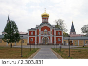 Надвратная церковь во имя Святителя Филлипа (1879). Валдайский Иверский мужской монастырь (2010 год). Стоковое фото, фотограф Охотникова Екатерина *Фототуристы* / Фотобанк Лори