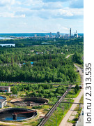 Сегежский ЦБК и его очистные. Карелия. Стоковое фото, фотограф Кекяляйнен Андрей / Фотобанк Лори