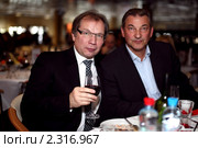 Третьяк Владислав вратарь и Розум Юрий пианист (2011 год). Редакционное фото, фотограф Андрей Дегтярёв / Фотобанк Лори