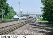 Окружная железная дорога. Стоковое фото, фотограф Алёшина Оксана / Фотобанк Лори