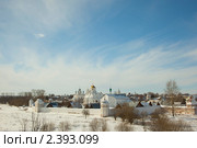 Суздаль. Панорамный вид на Покровский женский монастырь (2011 год). Стоковое фото, фотограф Gagara / Фотобанк Лори
