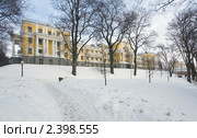 Дворец в усадьбе Архангельское зимой (2011 год). Редакционное фото, фотограф Владимир Чинин / Фотобанк Лори