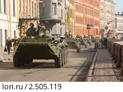 Репетиция парада 9 мая в Санкт-Петербурге (2011 год). Редакционное фото, фотограф Алексей Ширманов / Фотобанк Лори