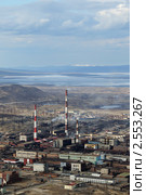 Комбинат "Североникель", Мончегорск (2011 год). Редакционное фото, фотограф Валерий Александрович / Фотобанк Лори