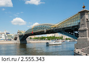 Мост Богдана Хмельницкого. Москва (2011 год). Редакционное фото, фотограф E. O. / Фотобанк Лори