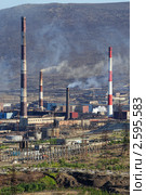 Комбинат "Североникель" (2011 год). Редакционное фото, фотограф Валерий Александрович / Фотобанк Лори