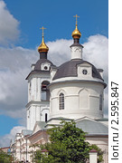 Подмосковье. Село Язвище. Церковь Троицы Живоначальной (2011 год). Стоковое фото, фотограф Сергей Соболев / Фотобанк Лори
