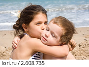 Дети на берегу моря. Стоковое фото, фотограф Papoyan Irina / Фотобанк Лори