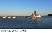 Влахернский монастырь перед закатом, Канони, Корфу, Греция (2011 год). Стоковое видео, видеограф Ростислав Агеев / Фотобанк Лори
