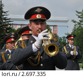 Курсантский духовой оркестр (2011 год). Редакционное фото, фотограф Free Wind / Фотобанк Лори