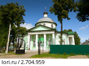Церковь Спаса Преображения. Город Спас-Деменск. Калужская область (2011 год). Стоковое фото, фотограф Сергей Лаврентьев / Фотобанк Лори