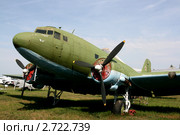 Советский военно-транспортный самолёт Ли-2 (2011 год). Редакционное фото, фотограф Павел Красихин / Фотобанк Лори