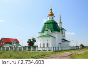 Памятник истории и культуры "Преображенская церковь" (1773-1813гг). Село Преображенка Тобольского района Тюменской области (2011 год). Стоковое фото, фотограф Григорий Писоцкий / Фотобанк Лори