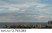 Морской порт в Одессе, Украина. Стоковое видео, видеограф Артем Поваров / Фотобанк Лори