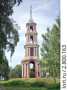 Город Венёв. Николаевская колокольня (2011 год). Стоковое фото, фотограф Сергей Лаврентьев / Фотобанк Лори