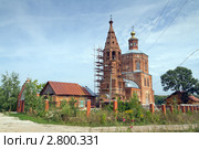 Город Венёв. Богоявленская церковь (2011 год). Стоковое фото, фотограф Сергей Лаврентьев / Фотобанк Лори