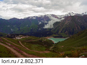 Пик Советов и Большое Алмаатинское Озеро (2011 год). Стоковое фото, фотограф макаров виктор / Фотобанк Лори