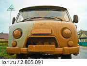 Грязный УАЗ (2011 год). Редакционное фото, фотограф Игорь Валентинович / Фотобанк Лори