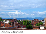 Вид на крыши города София, Болгария (2010 год). Стоковое фото, фотограф Алексей Стоянов / Фотобанк Лори