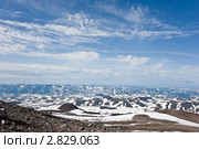 Вид с вершины вулкана Горелый (Камчатка) Стоковое фото, фотограф Борис Иванов / Фотобанк Лори