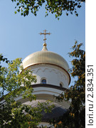 Церковь Евфросинии Московской в Котловке (2011 год). Стоковое фото, фотограф lana1501 / Фотобанк Лори