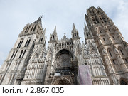 Руанский собор (Rouen Cathedral). Город Руан. Нормандия. Франция (2011 год). Стоковое фото, фотограф E. O. / Фотобанк Лори