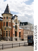 Москва, здание в стиле модерн на Остоженке (2007 год). Редакционное фото, фотограф Солодовникова Елена / Фотобанк Лори