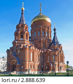 Храм Богоявления на Гутуевском острове (освящен в 1899 году). Санкт-Петербург (2011 год). Стоковое фото, фотограф Александр Щепин / Фотобанк Лори