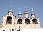 Звонница Успенского собора Ростовкого кремля (1682 г.) (2011 год). Редакционное фото, фотограф Илюхина Наталья / Фотобанк Лори