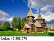 Воскресенская церковь из с. Потакино Камешковского района, Музей деревянного зодчества, Суздаль (2011 год). Редакционное фото, фотограф Владимир Сазонов / Фотобанк Лори