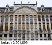 Брюссель. Гран-плас (Гроте-маркт). Дом герцогов Брабантских (2011 год). Стоковое фото, фотограф Илюхина Наталья / Фотобанк Лори