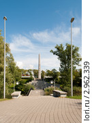 Калининград. Парк Победы. Мемориал, посвящённый 1200 Гвардейцам (2009 год). Редакционное фото, фотограф Бурмистрова Ирина / Фотобанк Лори