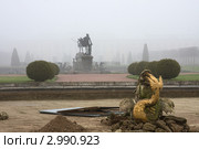 Петергоф. Верхний сад. Фонтан "Межеумный" (2011 год). Редакционное фото, фотограф Литвяк Игорь / Фотобанк Лори