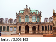 Фасад дворца Цвингер, Дрезден (2011 год). Стоковое фото, фотограф Яков Филимонов / Фотобанк Лори