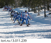 Чемпионат России по лыжным гонкам (2009 год). Редакционное фото, фотограф Кузнецов Дмитрий / Фотобанк Лори