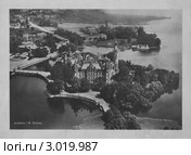 Замок Шверин (Schwerin Schloss) 1868 год. Стоковая иллюстрация, иллюстратор Александр Денисов / Фотобанк Лори