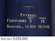 Бородино. Фрагмент главного монумента русским воинам - героям Бородинского сражения. Редакционное фото, фотограф Дмитрий Неумоин / Фотобанк Лори