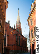 Англиканская церковь святого Искупителя. Рига. (2011 год). Стоковое фото, фотограф Алексей Ширманов / Фотобанк Лори